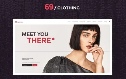 69 Clothing Fashion Boutique WordPress Theme 1.2.9 GPL Theme
