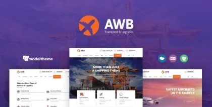 AWB Transport Logistics WordPress Theme 1.1 GPL Theme