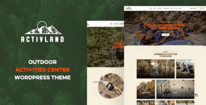 Activland Outdoor Activities WordPress Theme 1.2.0 GPL Theme