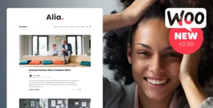 Alia Minimal Personal Blog 2.01 GPL Theme