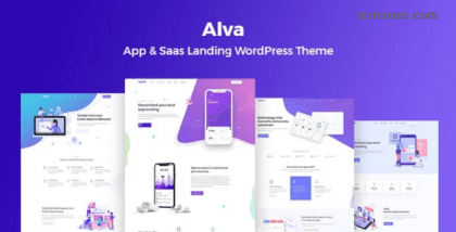 Alva- WordPress Theme For Saas Product 1.1 GPL Theme