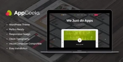 AppGeeks | A Web Studio Creative Agency WordPress Theme 1.1.4 GPL Theme