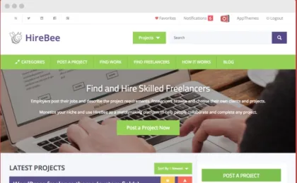 AppThemes Hirebee 1.4.10 GPL Theme