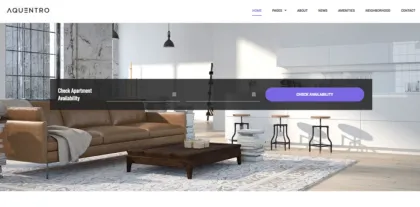 Aquentro – Ultimate Single Property WordPress Theme for your Rental 1.5.2 GPL Theme