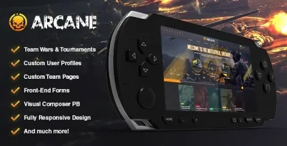 Arcane The Gaming Community Theme 3.6.6 GPL Theme