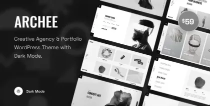 Archee Creative Agency Portfolio WordPress Theme 1.0.3 GPL Theme