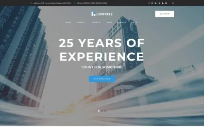 Architect Services Portfolio WordPress Theme 1.0.0 GPL Theme