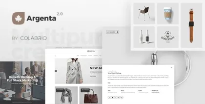 Argenta Creative Multipurpose WordPress Theme 2.1.1 GPL Theme