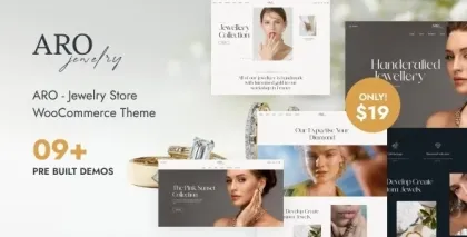 Aro Jewelry Store WordPress Theme 1.1.4 GPL Theme