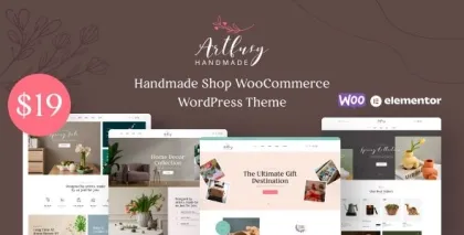 Artfusy – Handmade Crafts Shop WordPress Theme 1.0.3 GPL Theme