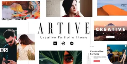 Artive Creative Portfolio Theme 1.0.0 GPL Theme