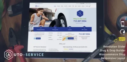 Auto Mechanic WordPress Theme 22.6 GPL Theme