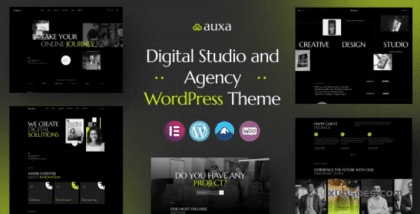 Auxa Digital Studio and Agency WordPress Theme 1.0.0 GPL Theme