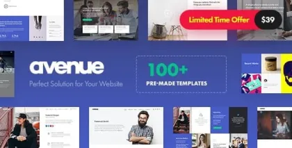 Avenue Creative Multi-Purpose WordPress Theme 1.2.1 GPL Theme