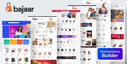 Bajaar Highly Customizable WooCommerce WordPress Theme 2.1.0 GPL Theme