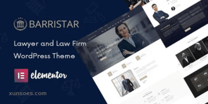 Barristar – Law, Lawyer and Attorney WordPress Theme 3.0.9 GPL Theme