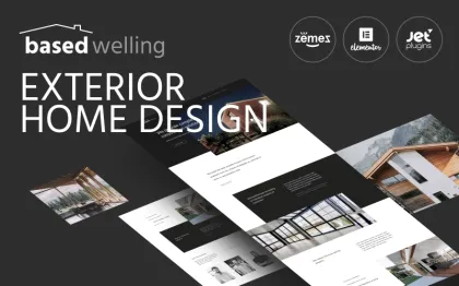 BasedWelling Exterior Home design website for everyone WordPress Theme 1.0.0 GPL Theme