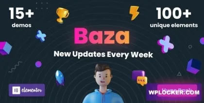 Baza Creative MultiPurpose WordPress Theme 1.26 GPL Theme