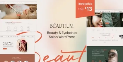 Beautium | Beauty Salon Nails WordPress Theme 1.0.4 GPL Theme