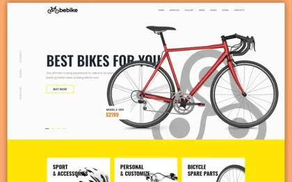 Bebike Sport Bicycle Store WordPress Theme 1.0.2 GPL Theme