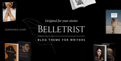 Belletrist Blog Theme for Writers 1.0.0 GPL Theme
