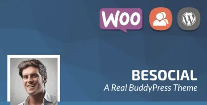 Besocial BuddyPress Social Network Community WordPress Theme 4.7 GPL Theme