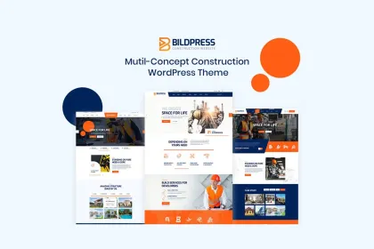 BildPress Construction WordPress Theme + RTL 1.3.3 GPL Theme