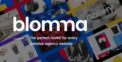 Blomma Creative Agency Portfolio Theme 1.5 GPL Theme
