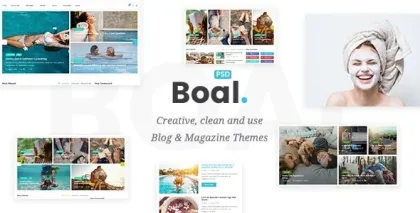 Boal Newspaper Magazine News 2.0.0 GPL Theme