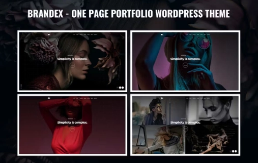 Brandex One Page Portfolio WordPress Theme 1.0 GPL Theme