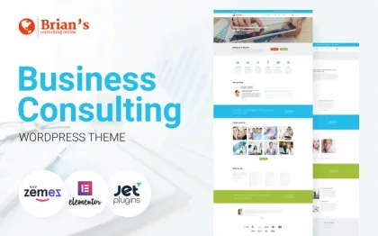 Brian’s Consulting Multipurpose Classic Elementor WordPress Theme 1.0.1 GPL Theme