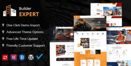 Builder Expert Construction and Architecture WordPress Theme 1.5 GPL Theme