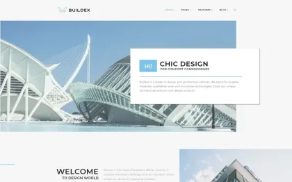 Buildex Multipage Architecture Agency Responsive WordPress Theme 1.0.0 GPL Theme