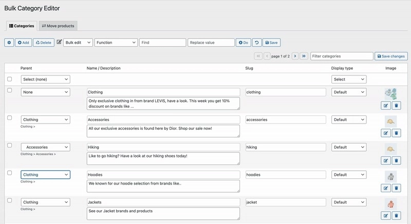 Bulk Category Editor 2.4.7 GPL Plugins
