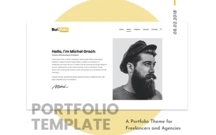 Buruhan | Freelancers and Agencies WordPress Theme 1.8 GPL Theme