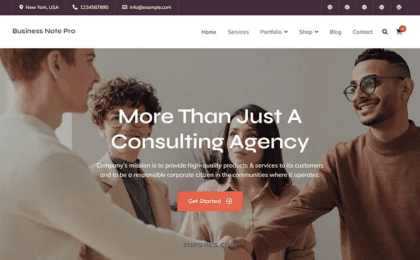 Business Note Pro – Elementor Business WordPress Theme 1.0 GPL Theme