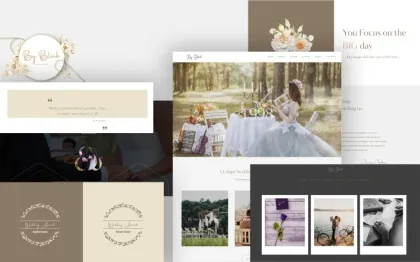 By Blink Wedding WordPress Theme 1.1.0 GPL Theme