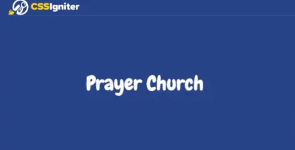 CSS Igniter Prayer Church  – WordPress Theme 2.1.2 GPL Theme