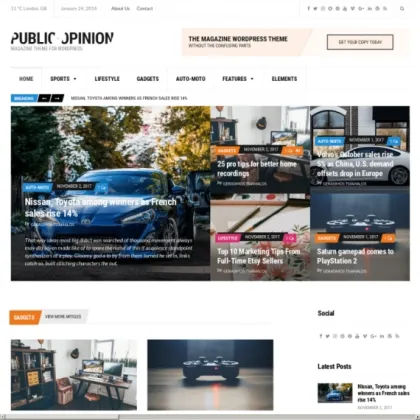 CSS Igniter Public Opinion 1.5.2 GPL Theme