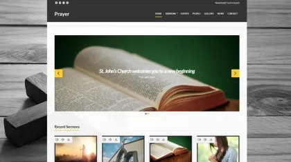 CSSIgniter Prayer WordPress Theme 2.1.2 GPL Theme