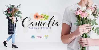 Camelia A Floral Studio Florist WordPress Theme 1.2.9 GPL Theme