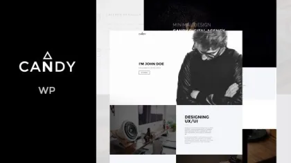 Candy | One Multi Page WP 1.3.1 GPL Theme