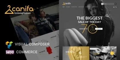 Canifa Fashion Shop RTL Responsive WooCommerce WordPress Theme 2.6 GPL Theme