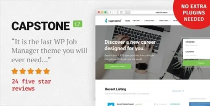 Capstone: Job Board WordPress Theme | Directory Listings 1.7.2 GPL Theme