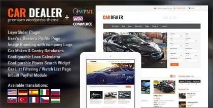 Car Dealer 1.5.3 GPL Theme