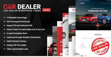 Car Dealer Automotive Responsive WordPress Theme 6.0.4 GPL Theme