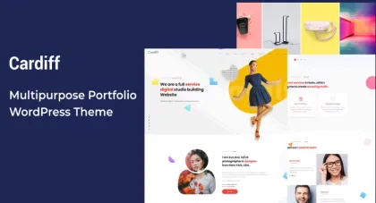 Cardiff Multipurpose Portfolio WordPress Theme 1.8 GPL Theme
