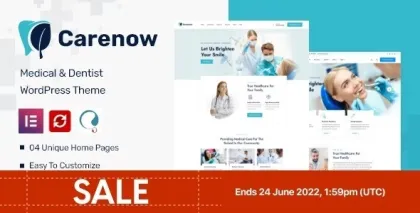 Carenow Medical Dentist WordPress Theme 1.1.2 GPL Theme