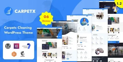 Carpetx Cleaning Services WordPress Theme 1.6 GPL Theme