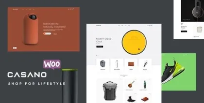 Casano WooCommerce Theme For Accessories Life Style 1.0.8 GPL Theme